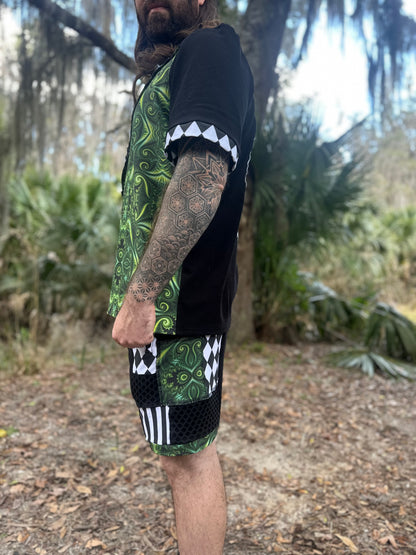 MTO Split Patchwork Tee - TeraFractal