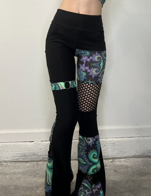 Electric (S) Flare Pants - TeraFractal