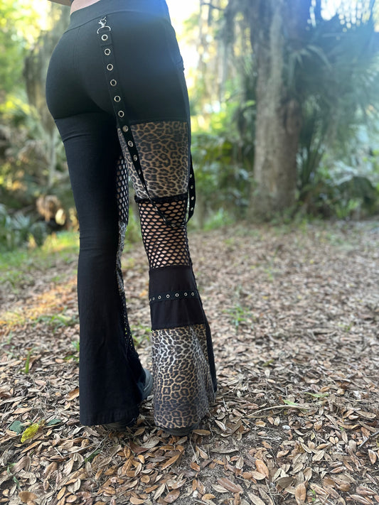 MTO Cheetahlicious Flare Pants - TeraFractal