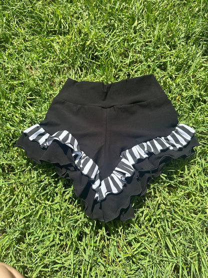 Double Ruffle (M) Cheeky Shorts