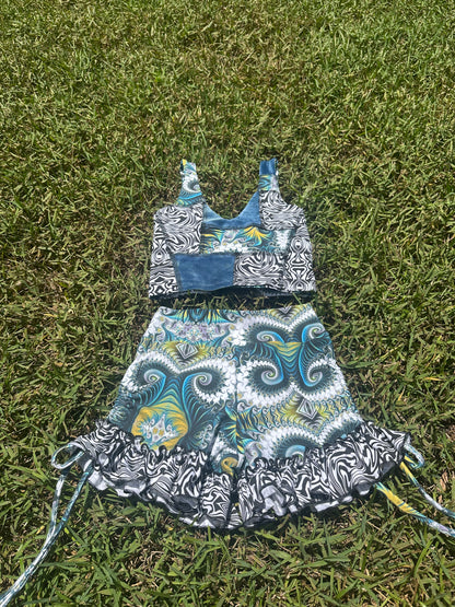Static Surge (XS) Ruffle Set - TeraFractal