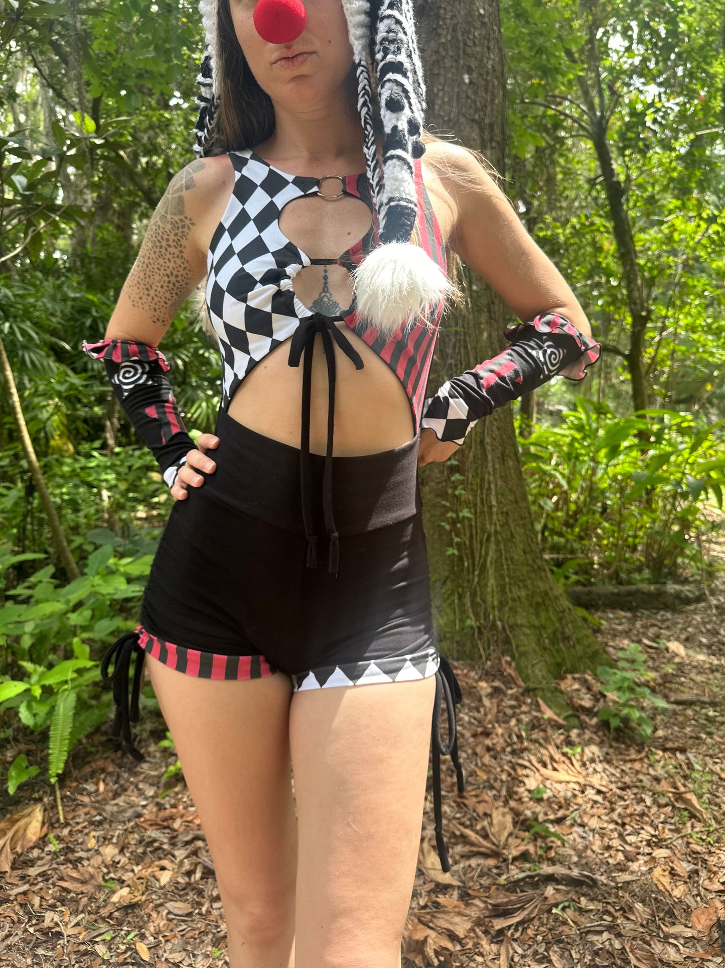 Down to Clown (M) Romper