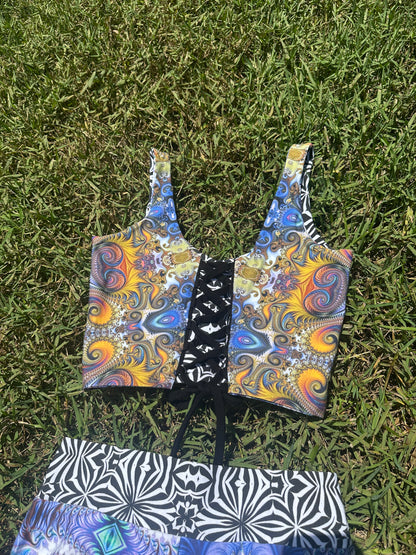 Celestial Tide (M) Ruffle Set - TeraFractal