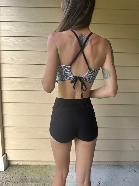 B&W (XS-M) Pixie Halter - TeraFractal