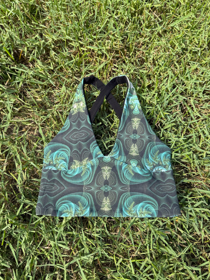 Enchanted (M) Cross Back Tank - TeraFractal