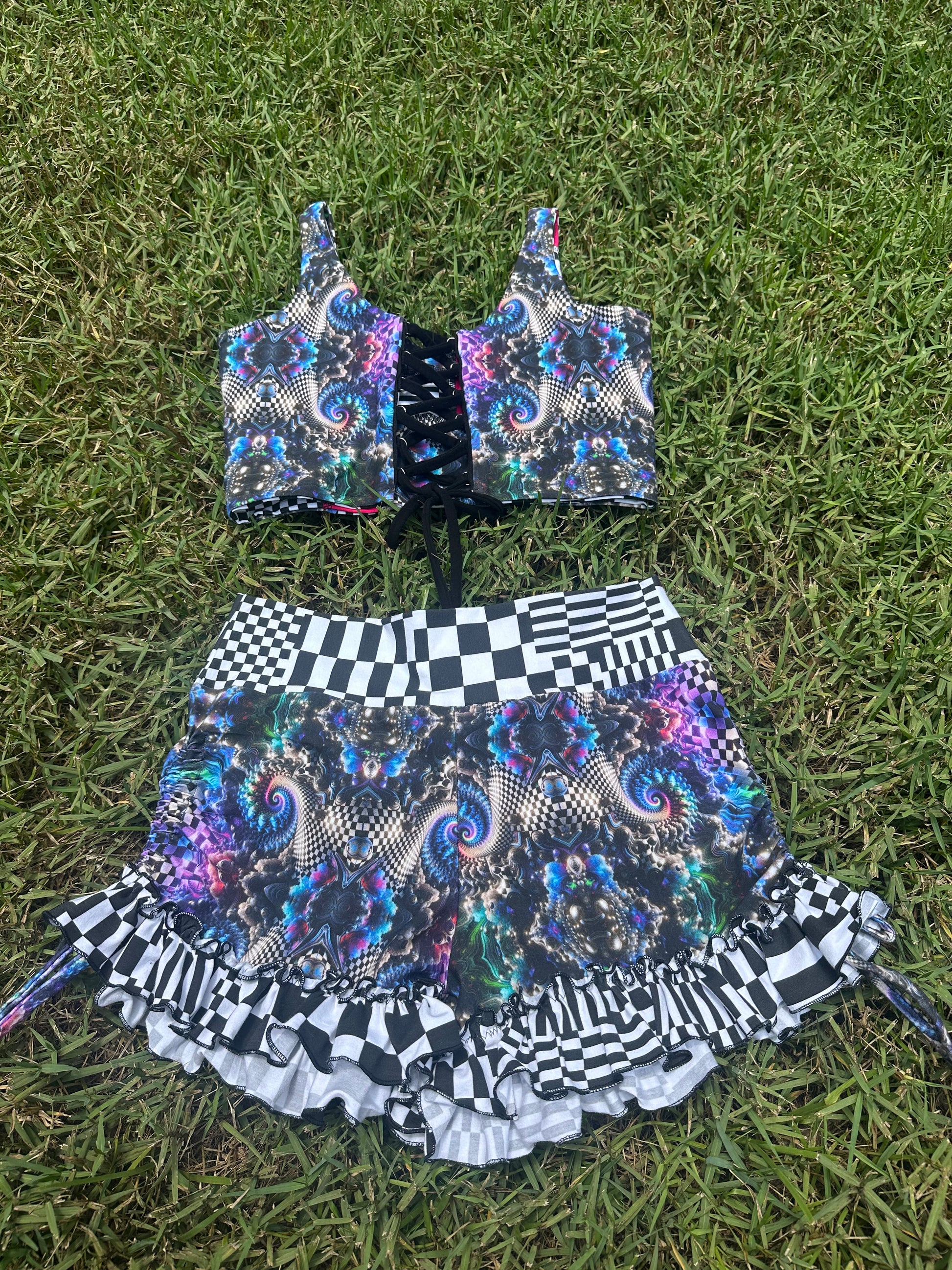 Disco (XL) Ruffle Set - TeraFractal