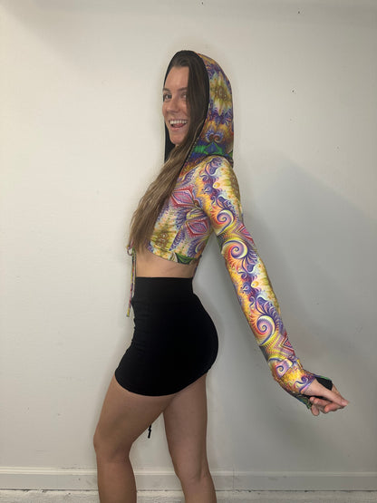 Sherbet (MD) Cinched Long Sleeve Top