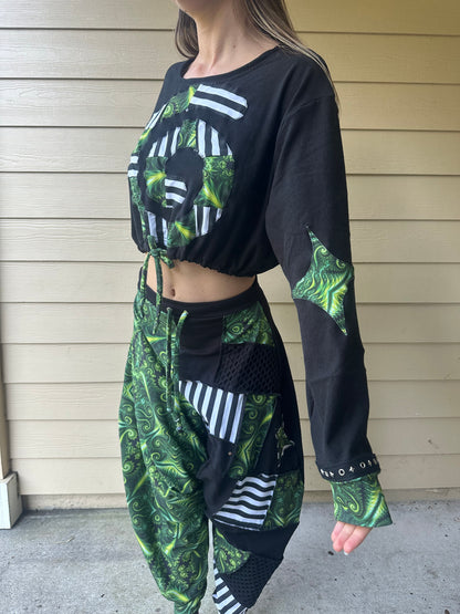 Cropped Clown Crew-Neck