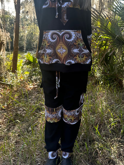 Unisex OTT Bamboo Fleece Joggers (fits up to 42in waist) - TeraFractal