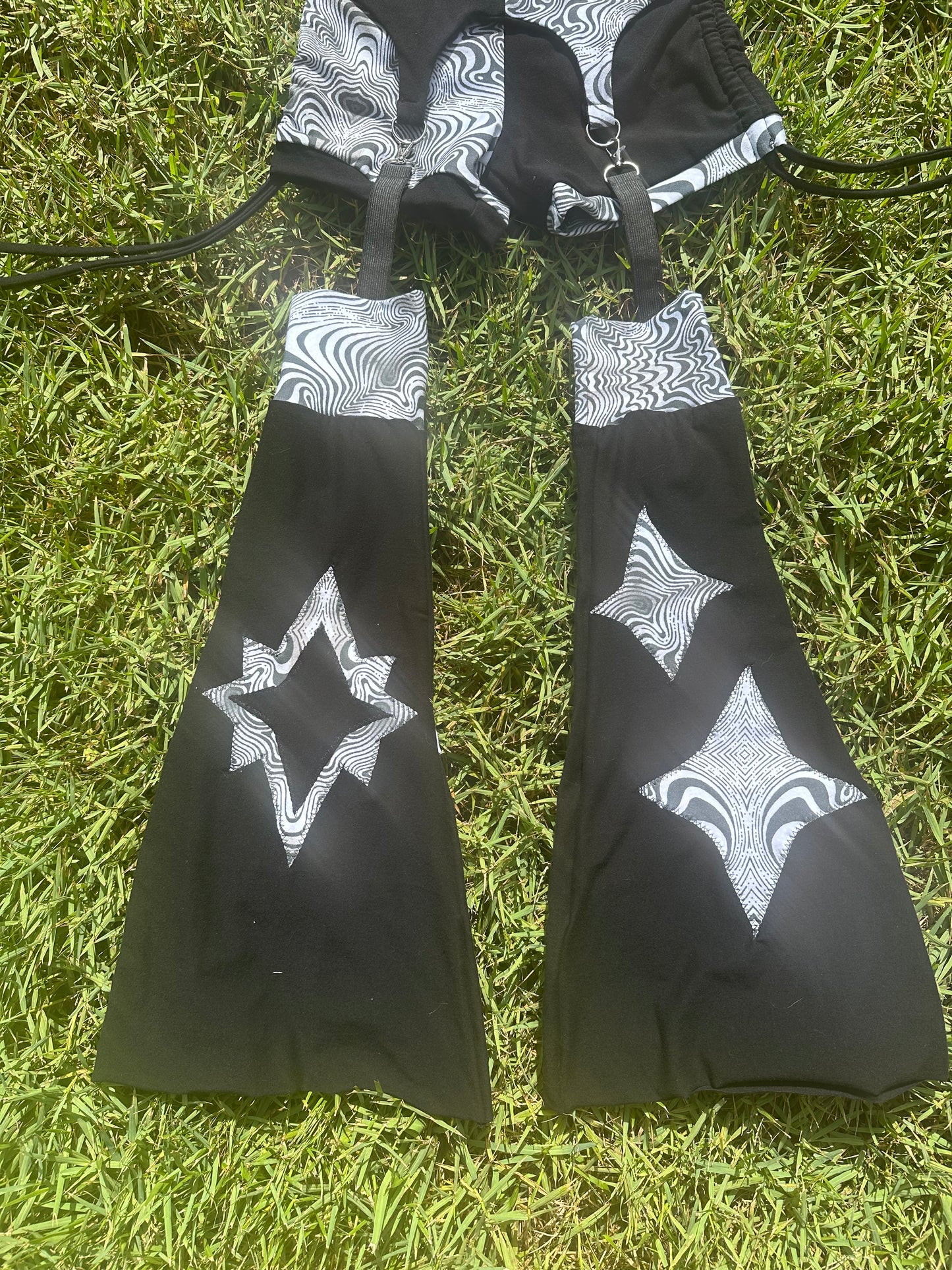 Enter the Void (S) 3 Piece Garter Set - TeraFractal