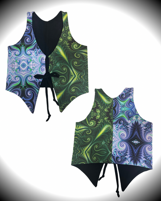 Split (L) Pixie Vest - TeraFractal
