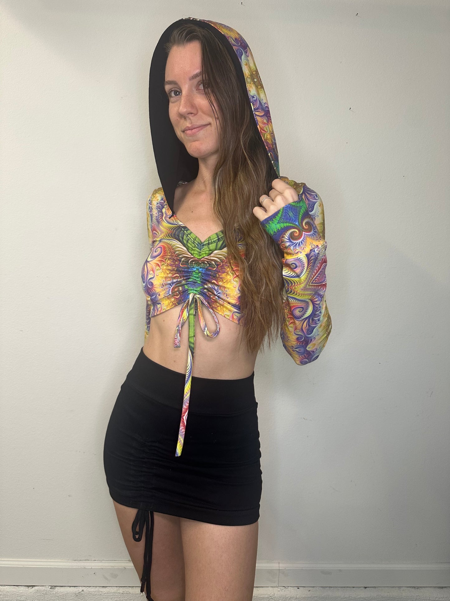 Sherbet (MD) Cinched Long Sleeve Top