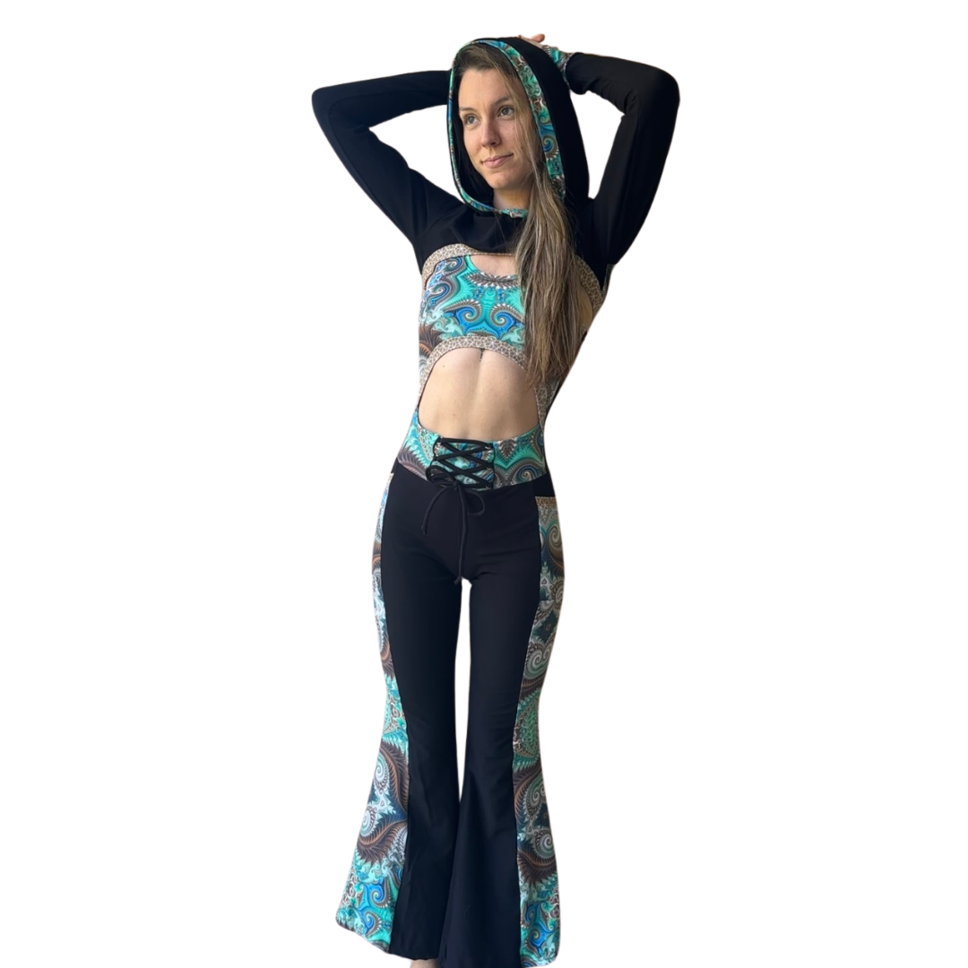 Sea Siren Jumpsuit & Shrug - TeraFractal