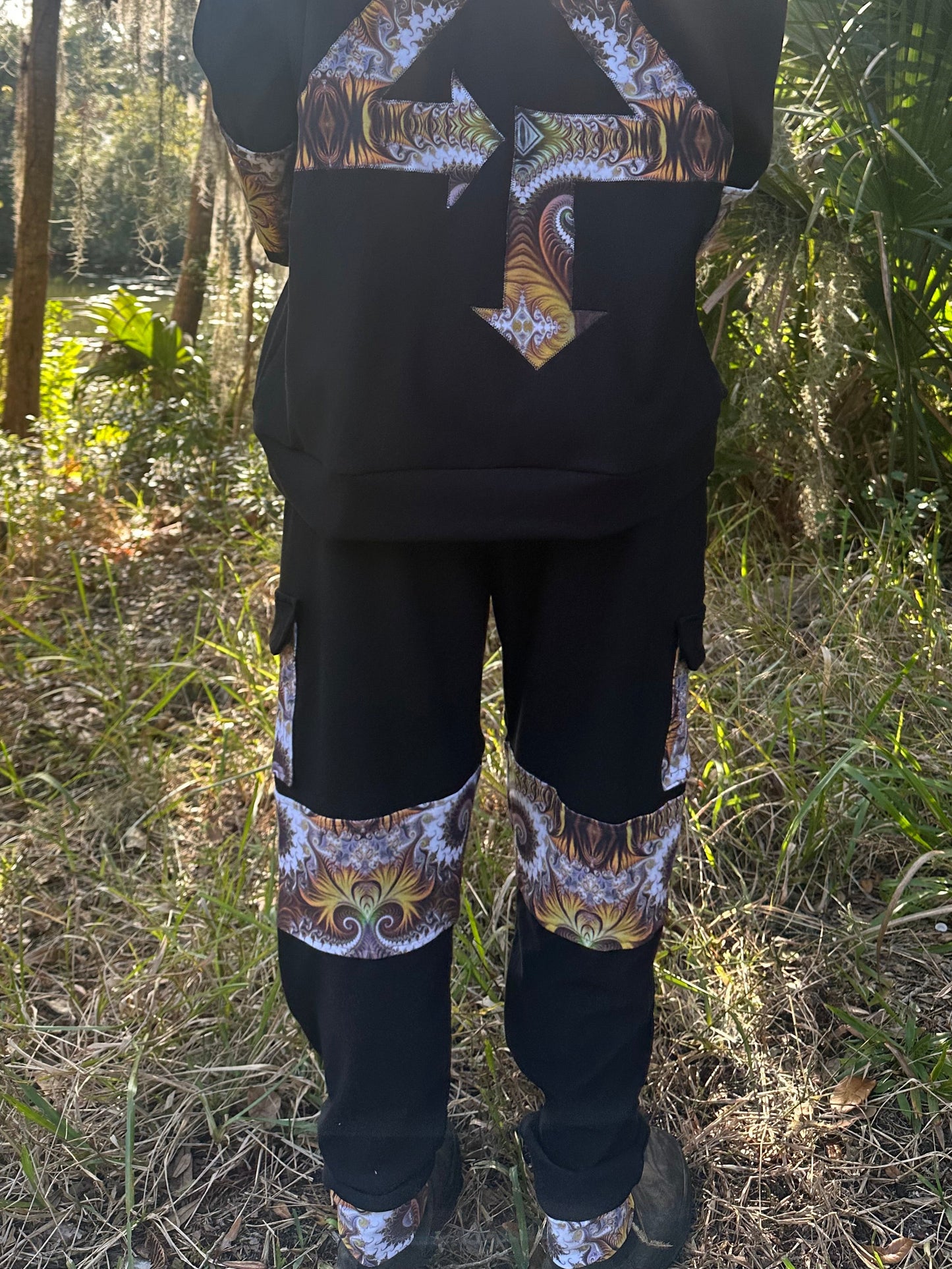 Unisex OTT Bamboo Fleece Joggers (fits up to 42in waist) - TeraFractal
