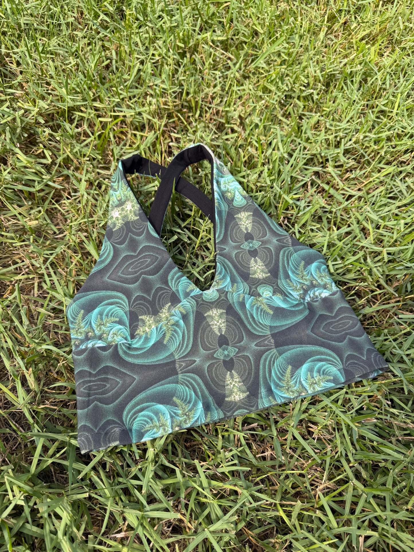 Enchanted (M) Cross Back Tank - TeraFractal