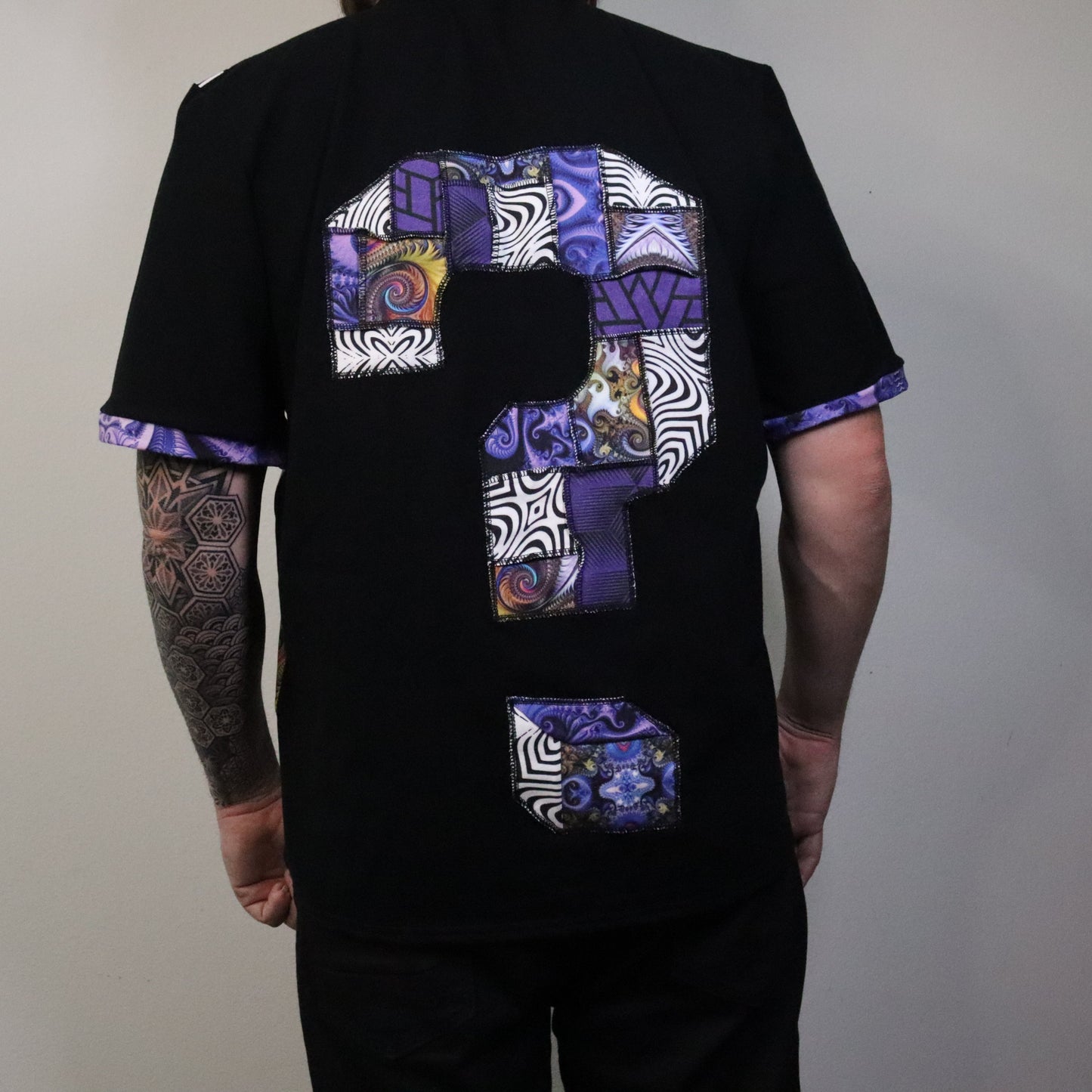 Spectre XL Patchwork Tee - Unisex Tipper Edition - TeraFractal