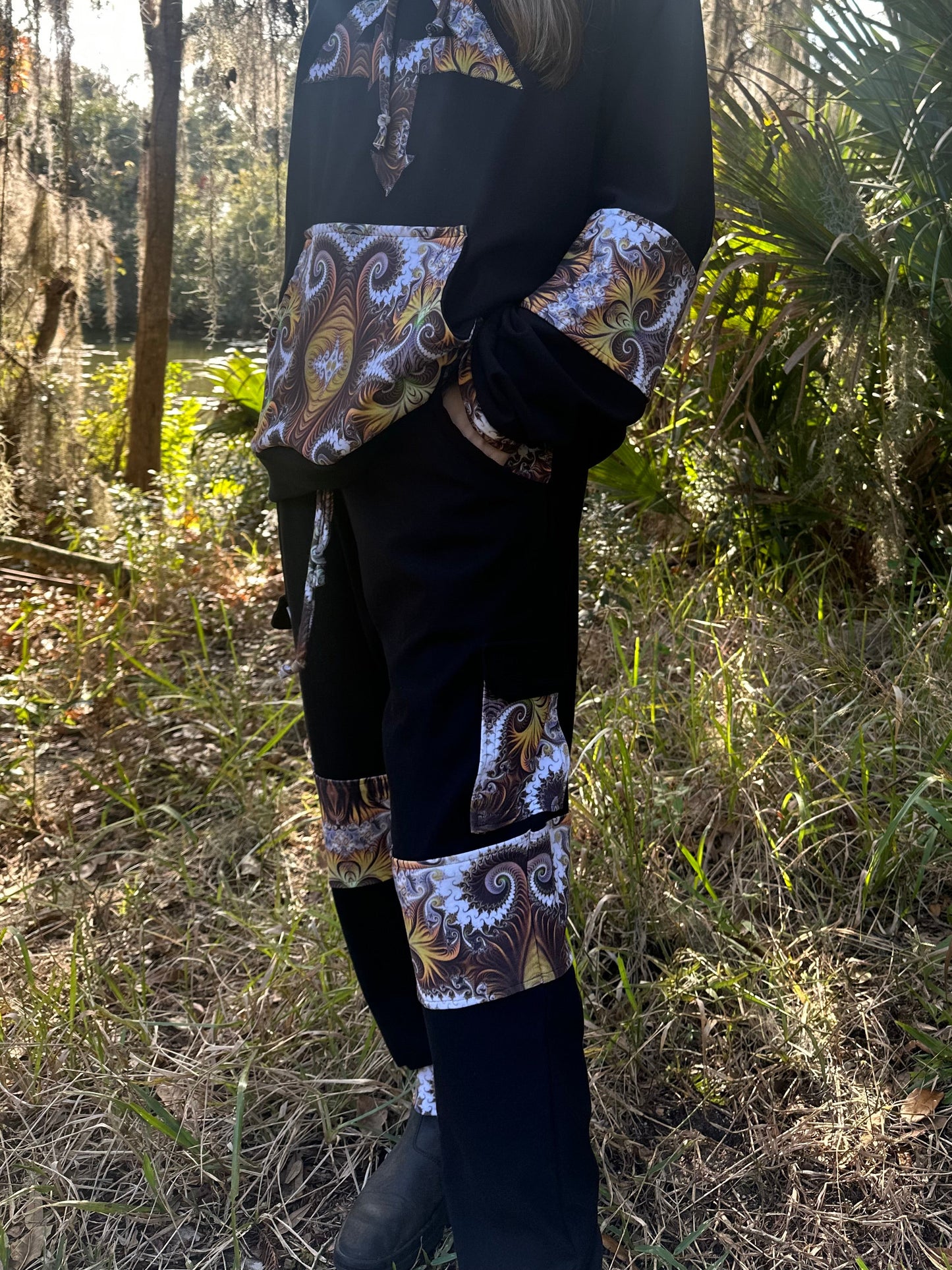 Unisex OTT Bamboo Fleece Joggers (fits up to 42in waist) - TeraFractal