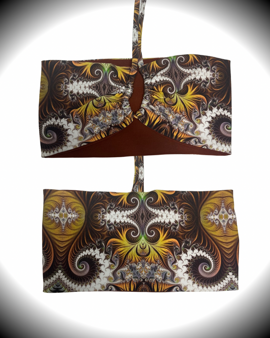 Ember (L) Tie Tube Tops - TeraFractal