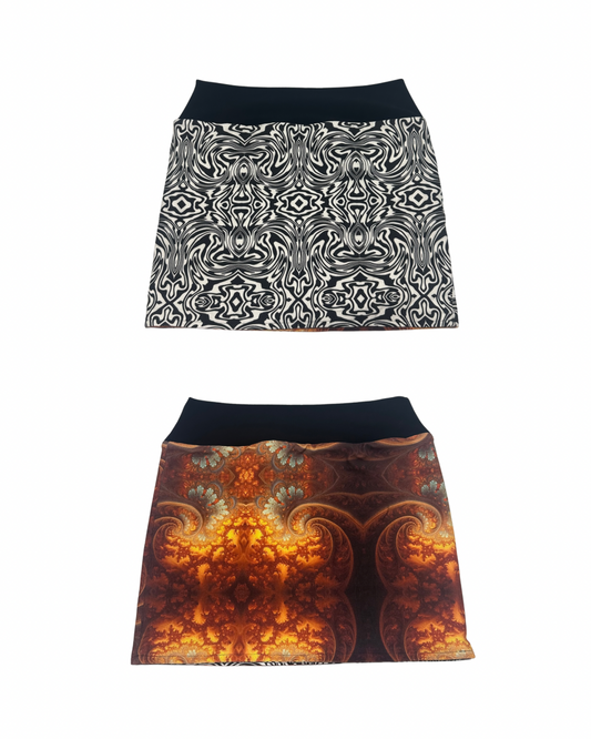 (S) Reversible Mini Skirt