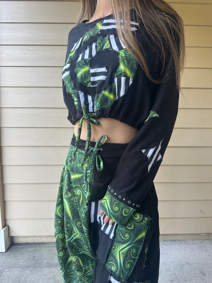 Cropped Clown Crew-Neck