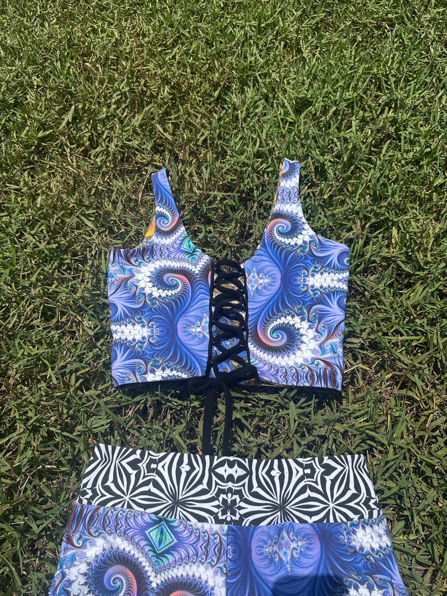 Celestial Tide (M) Ruffle Set - TeraFractal