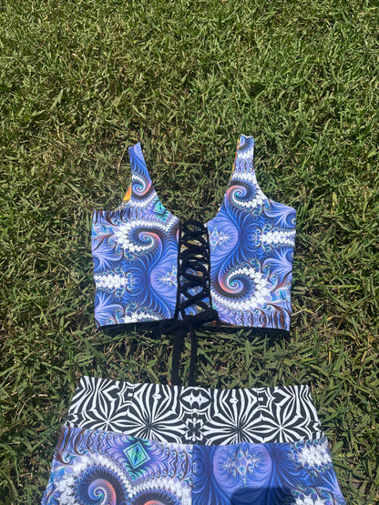 Celestial Tide (M) Ruffle Set - TeraFractal