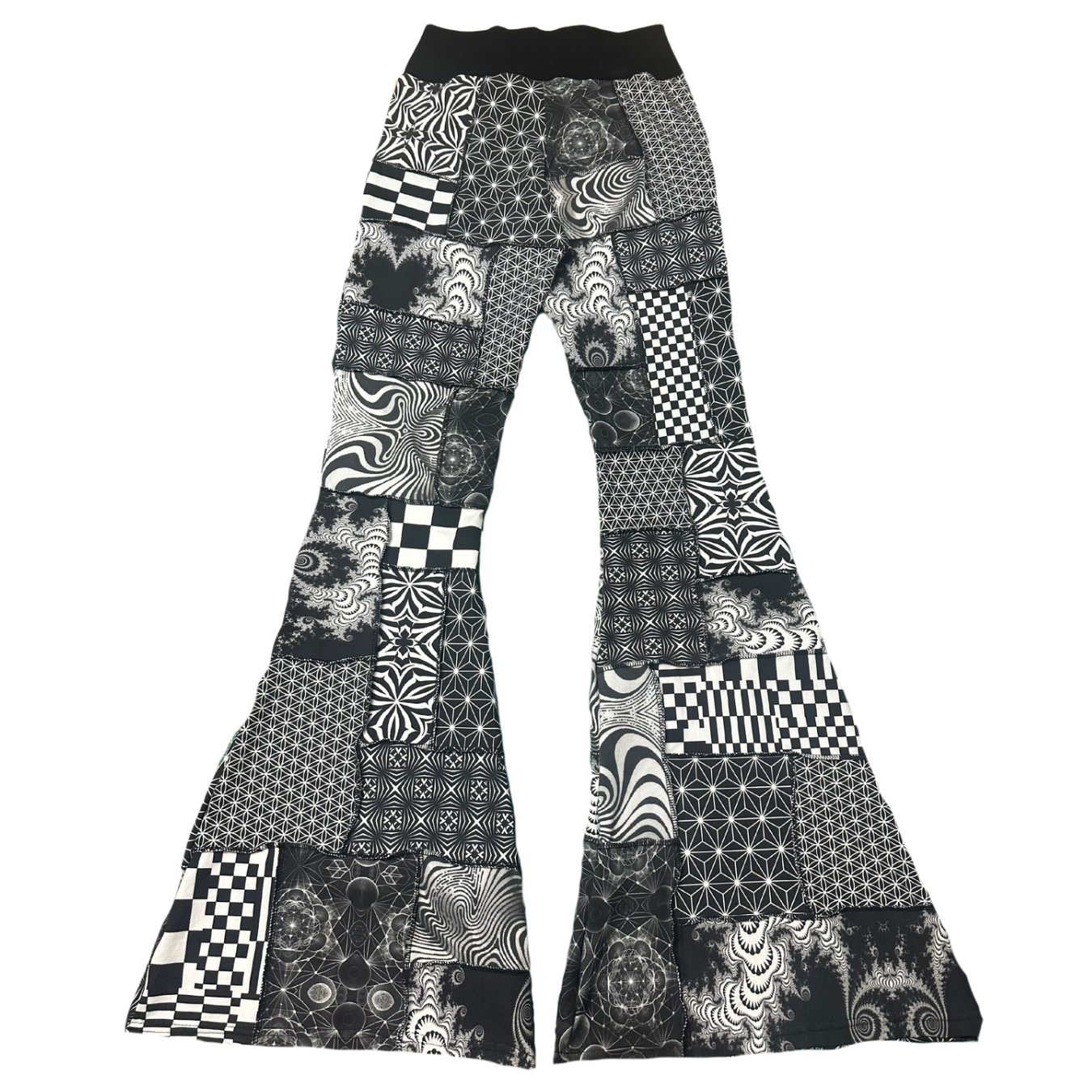 B&W (M) Patchwork Flares