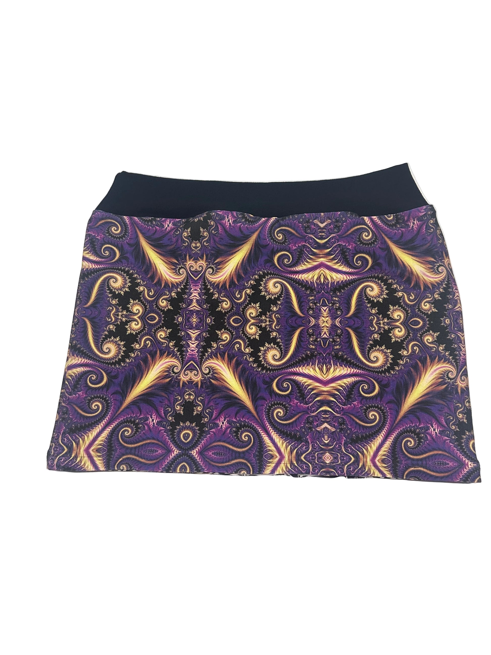(XL) Reversible Mini Skirt - TeraFractal