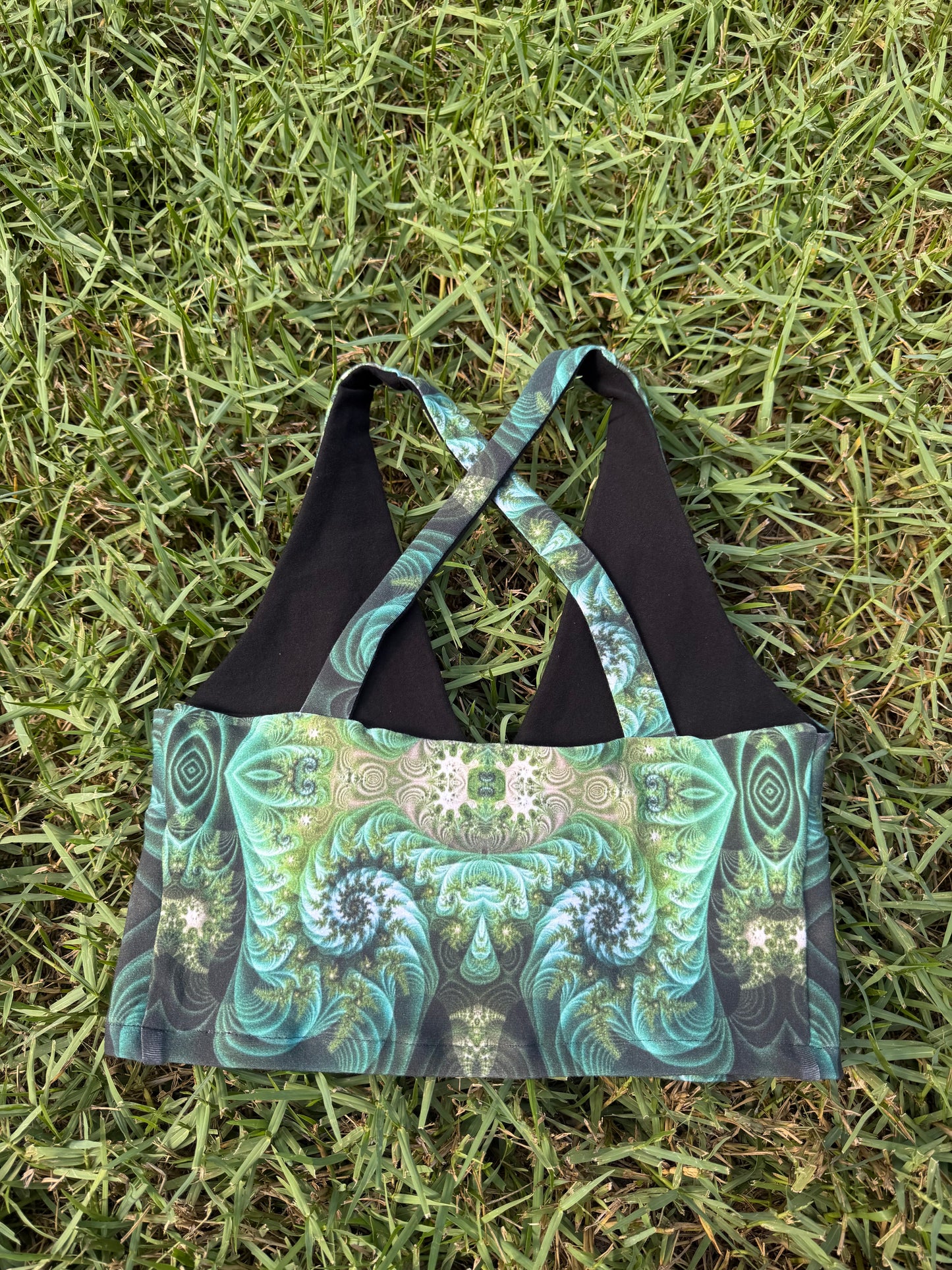 Enchanted (M) Cross Back Tank - TeraFractal