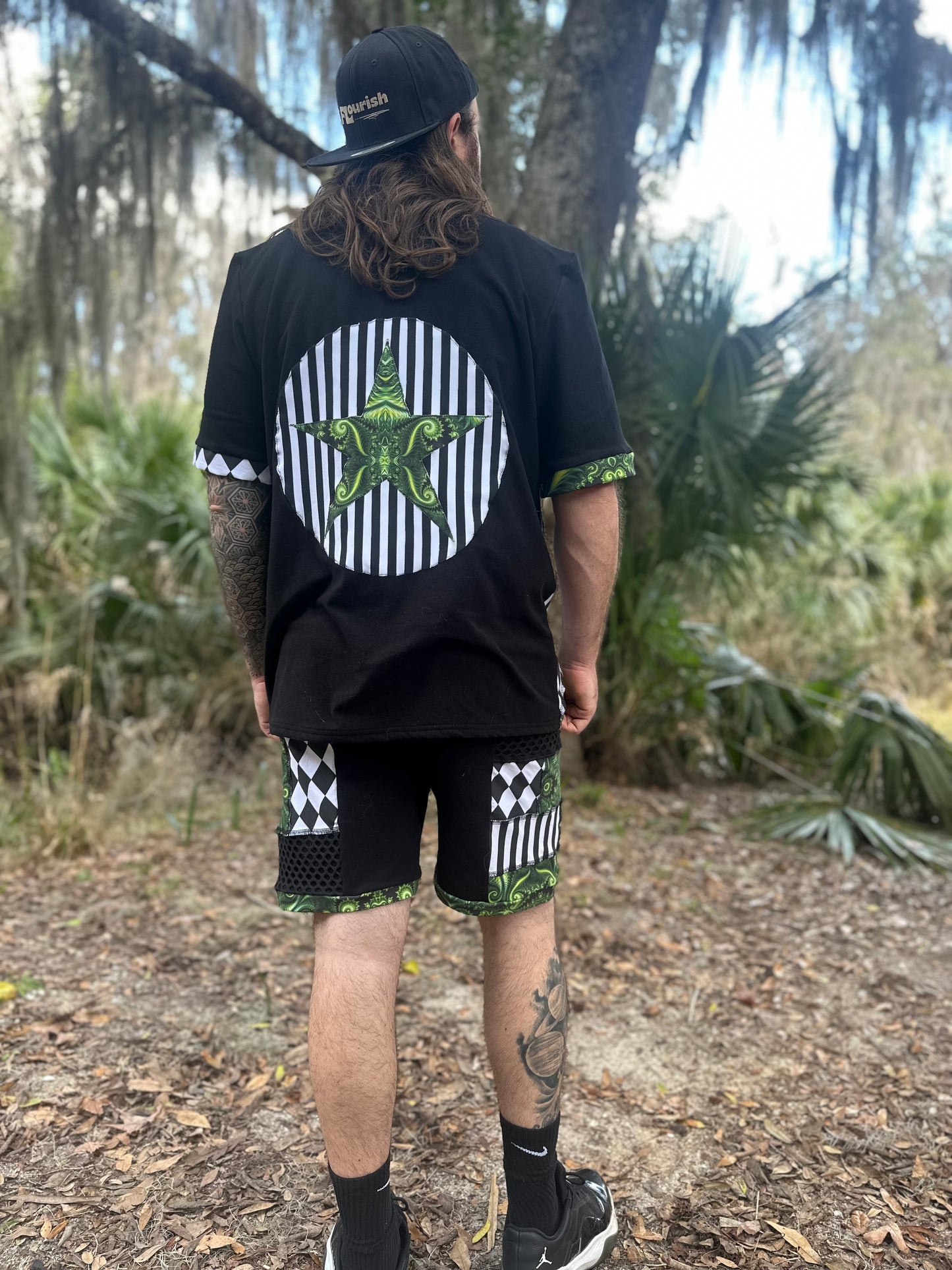 MTO Split Patchwork Tee - TeraFractal