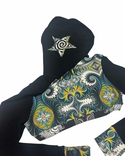 (L) Hooded Shrug