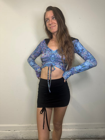 Cattywompus (SM) Cinched Long Sleeve Top