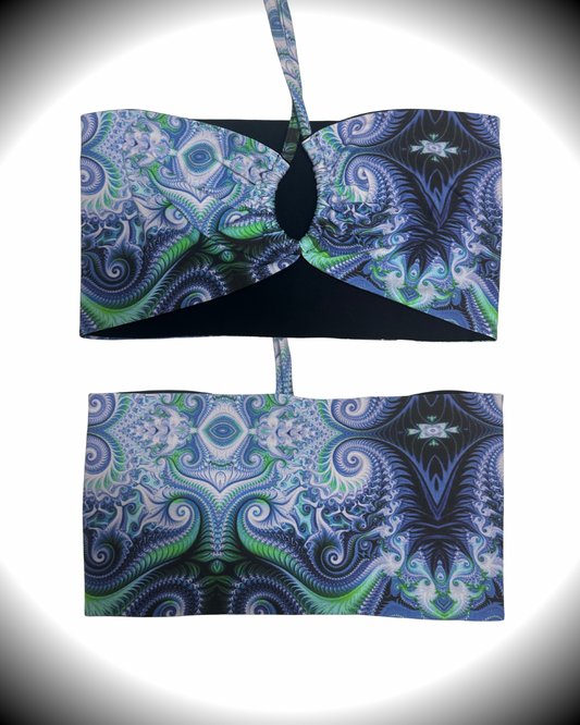 Mire (L) Tie Tube Top - TeraFractal