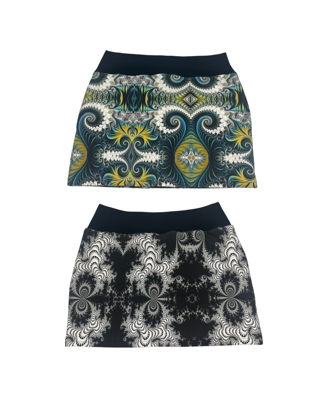 (L) Reversible Mini Skirt - TeraFractal
