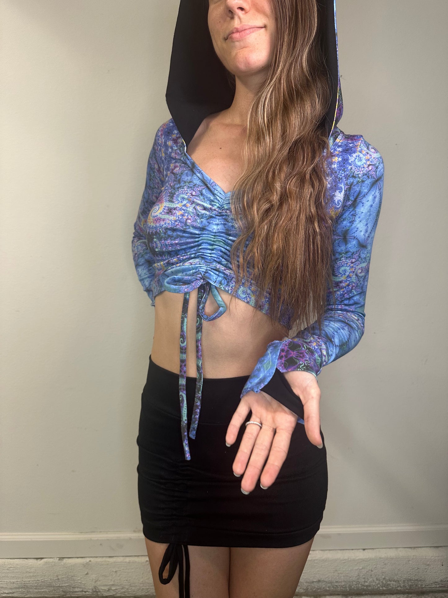 Cattywompus (SM) Cinched Long Sleeve Top