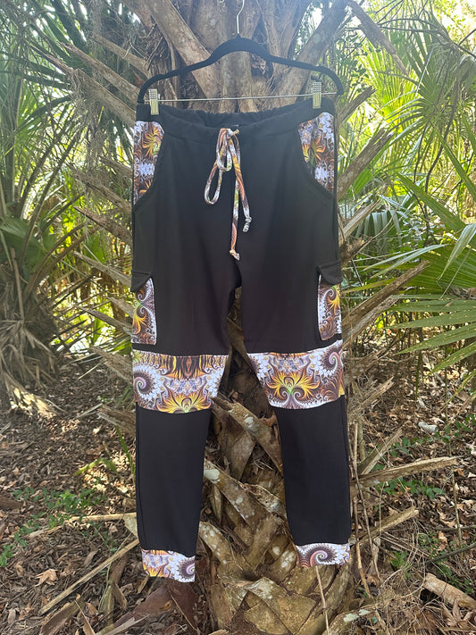 Unisex OTT Bamboo Fleece Joggers (fits up to 42in waist) - TeraFractal