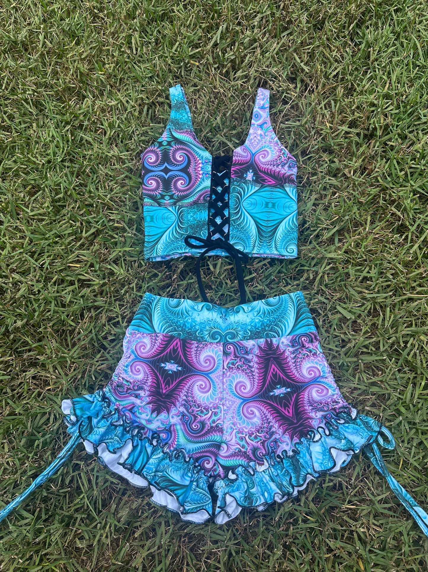 Bubblescence (S) Ruffle Set - TeraFractal