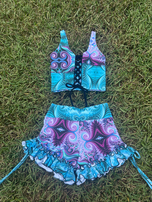 Bubblescence (S) Ruffle Set - TeraFractal