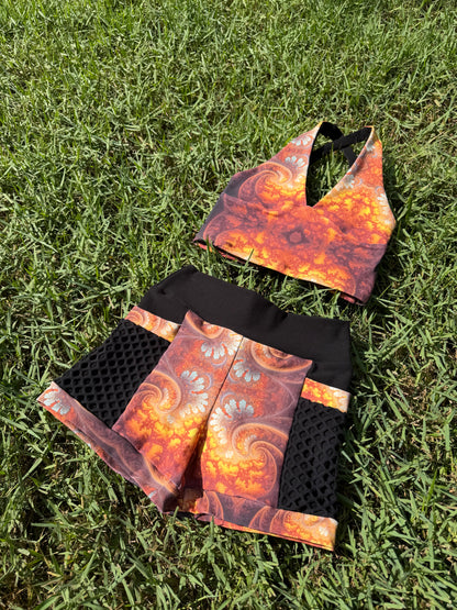 Gilded (S) Cross Back Set - TeraFractal