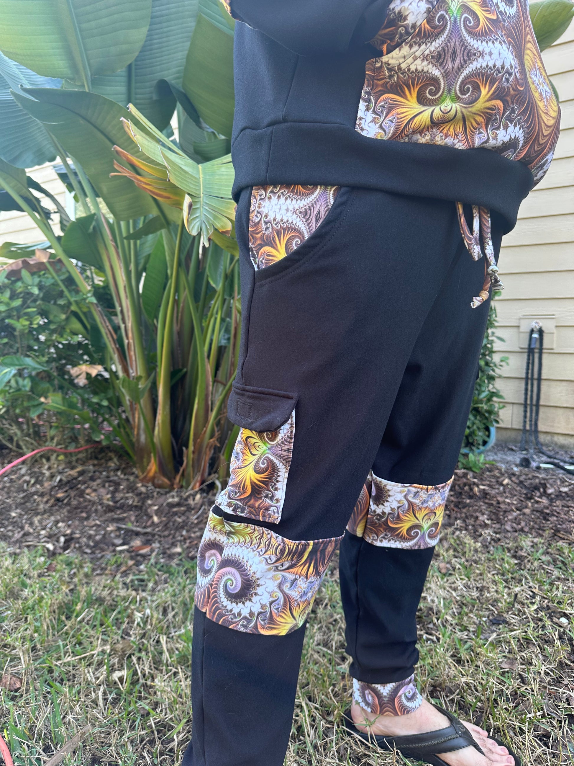 Unisex OTT Bamboo Fleece Joggers (fits up to 42in waist) - TeraFractal