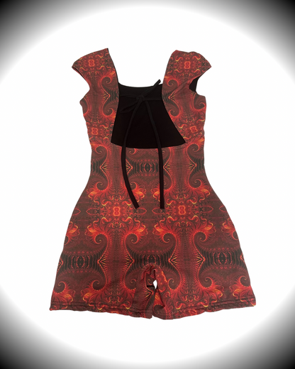 MTO Open Back Romper