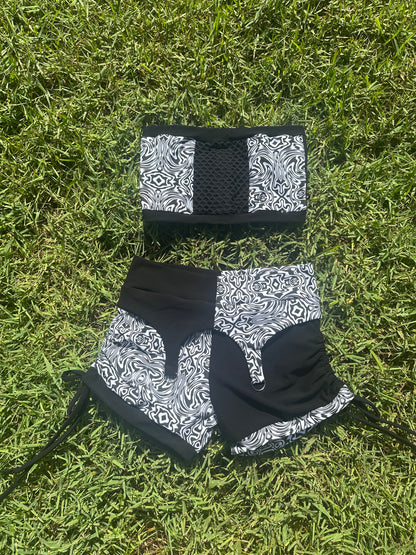 Swirled (XL) 3 Piece Garter Set - TeraFractal