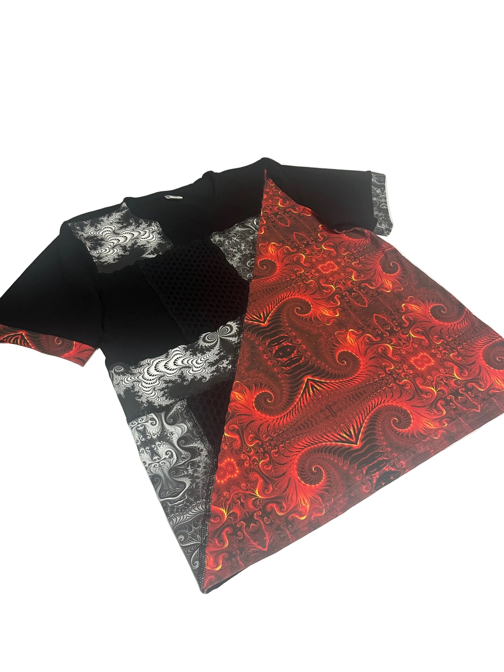 MTO Split Patchwork Tee - TeraFractal