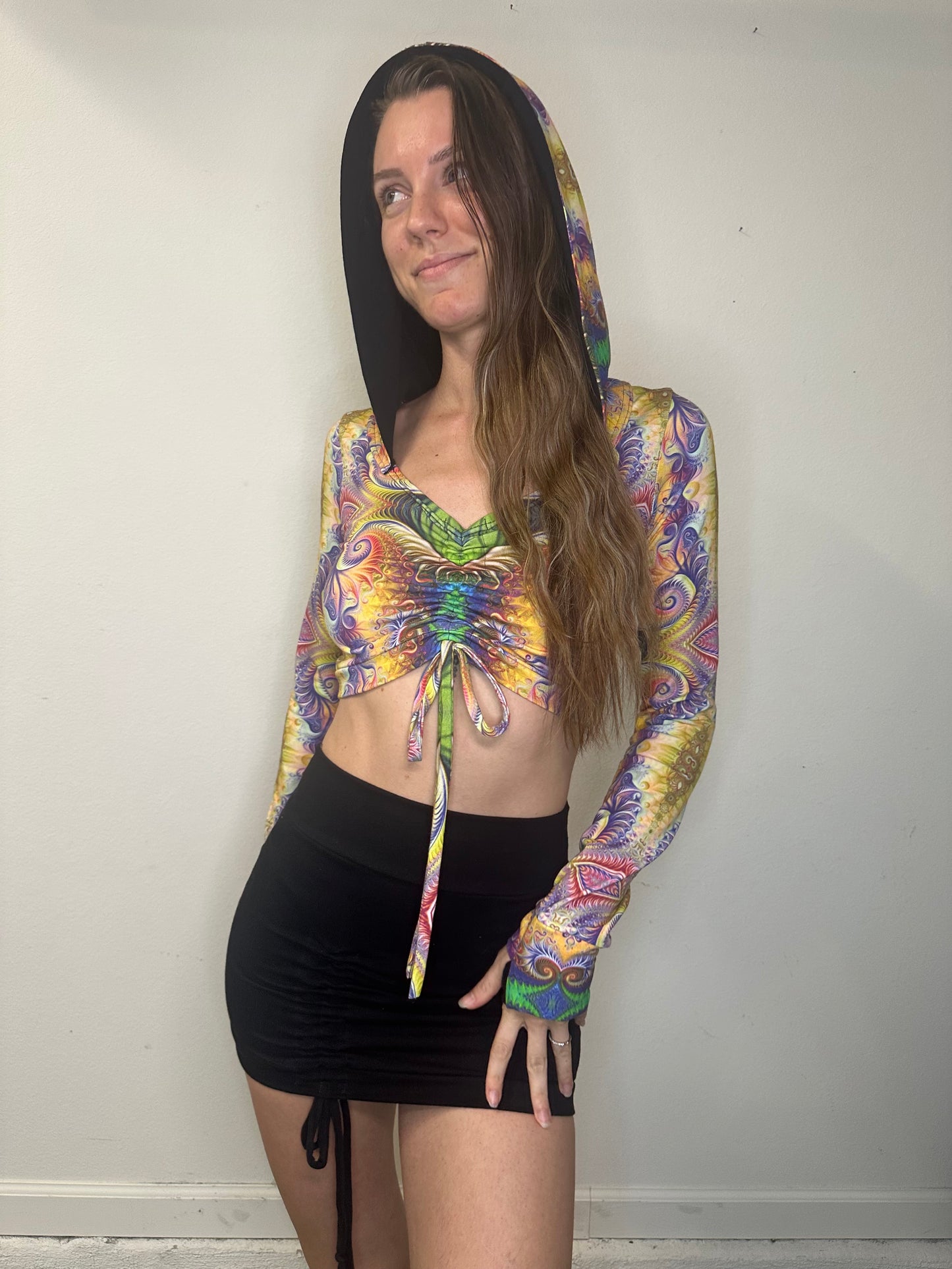 Sherbet (MD) Cinched Long Sleeve Top