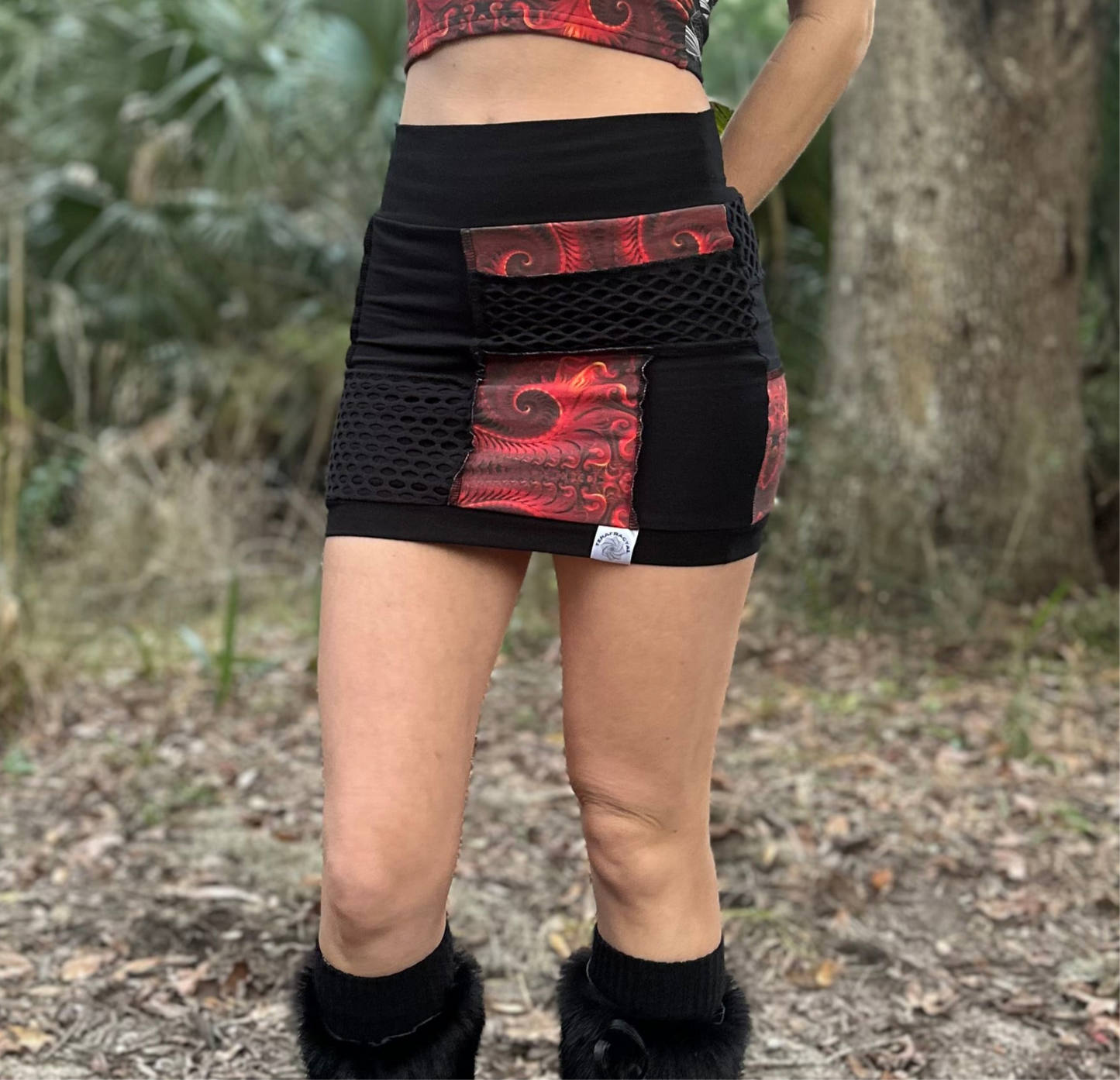 Devised (S/M) Mini Skirt - TeraFractal