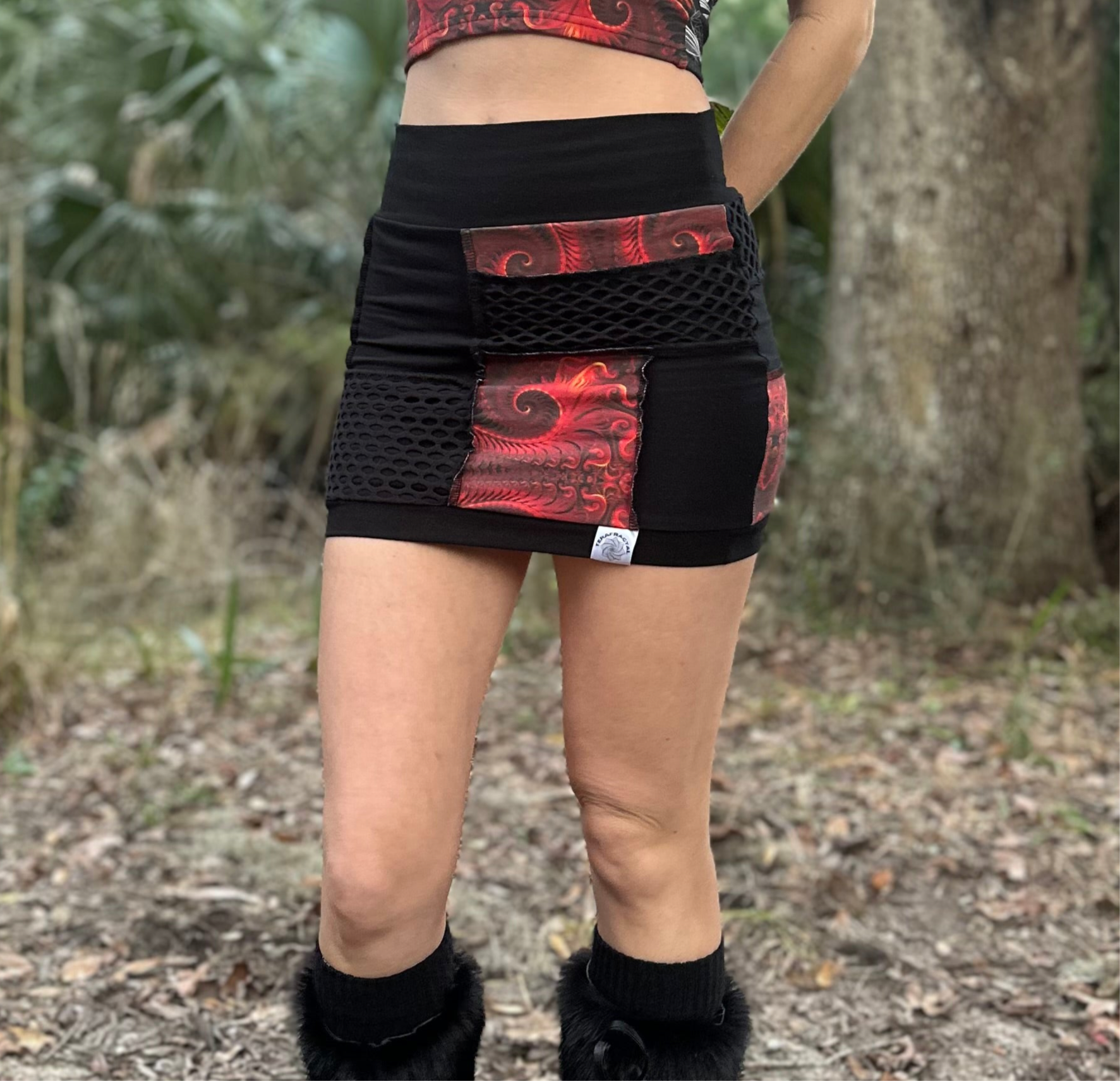 Devised (S/M) Mini Skirt - TeraFractal