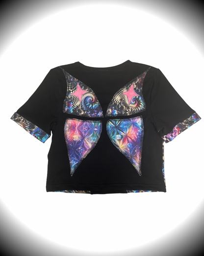 Butterfly Patchwork Tee (S/M)