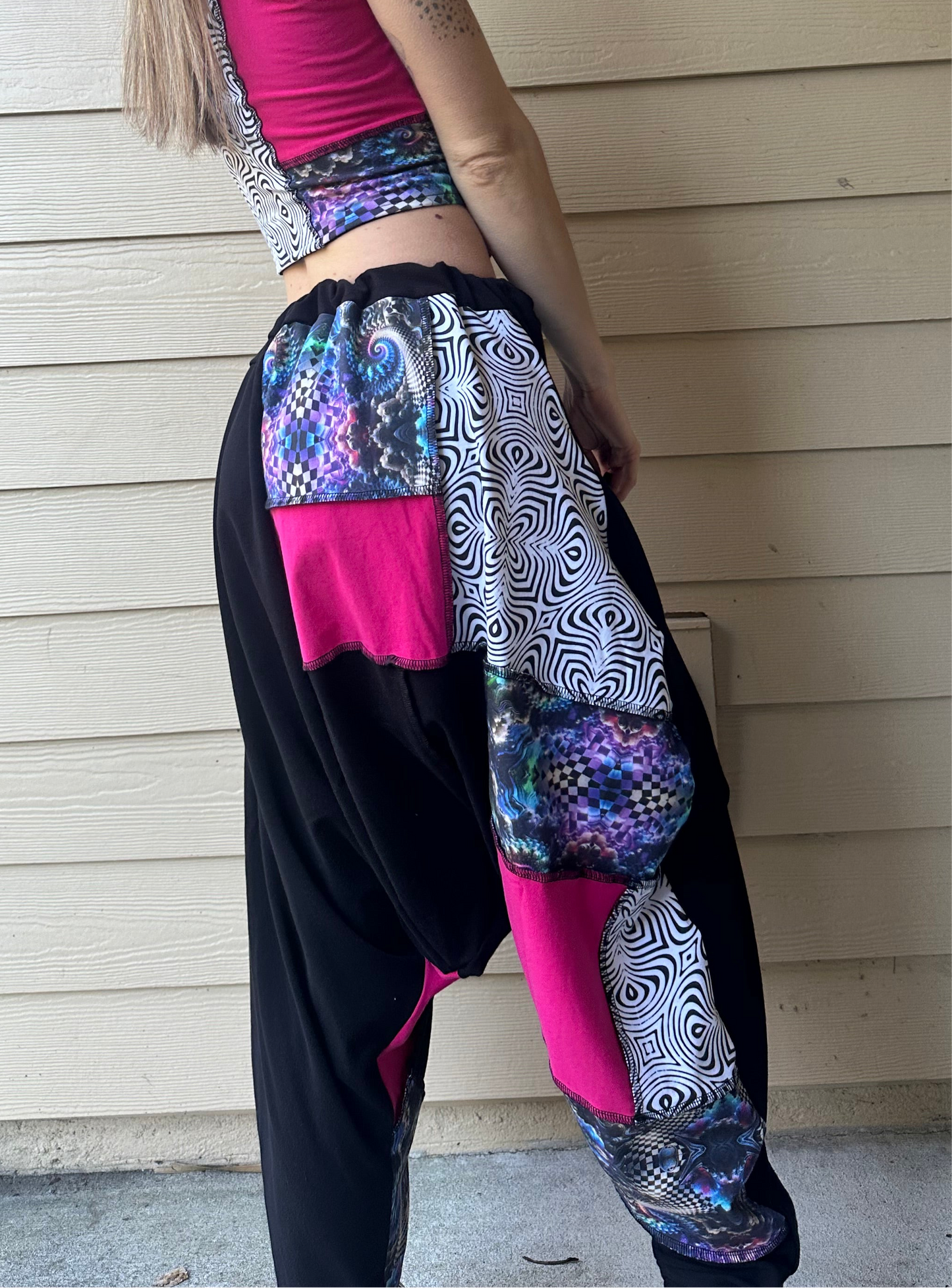 Disco Harem Pants (XS-3X) - TeraFractal