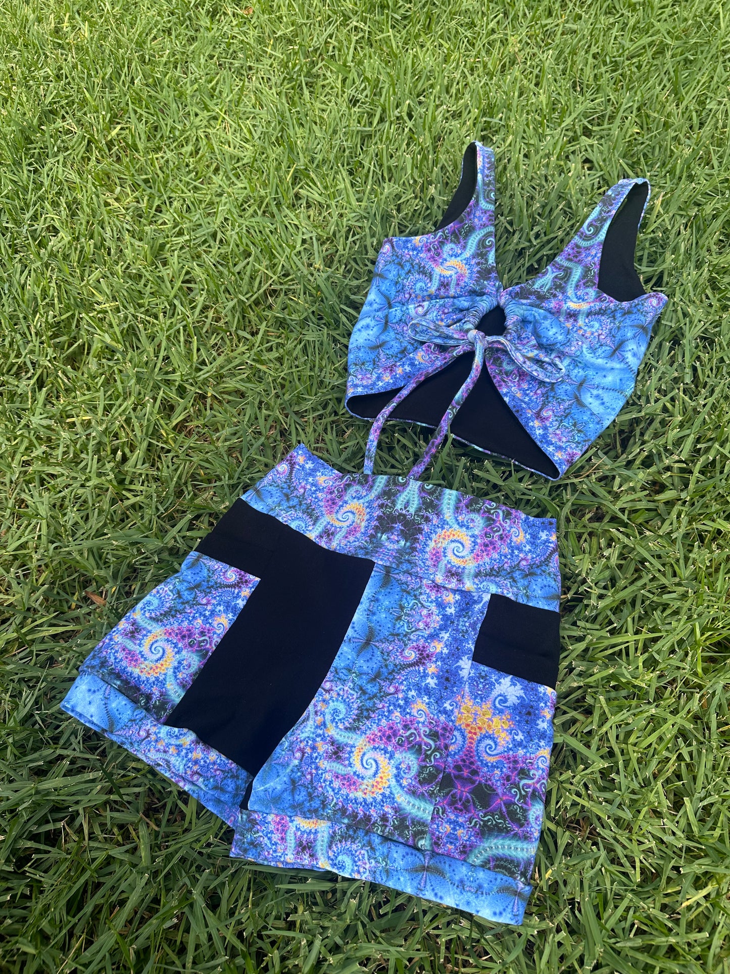 Cattywompus (S) Tank & Shorts Set