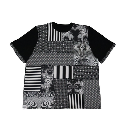 Midnight Circus XL Patchwork Tee - Unisex Tipper Edition - TeraFractal